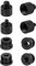 Geekria for Creators Microphone Screw Adapter, 3/8 Male to 5/8 Female, 1/4 Male to 5/8 Female, 5/8 Male to 3/8 Female, 5/8 Male to 1/4 Female Mic Thread Adapters for Microphone (Black / 8 Pack)