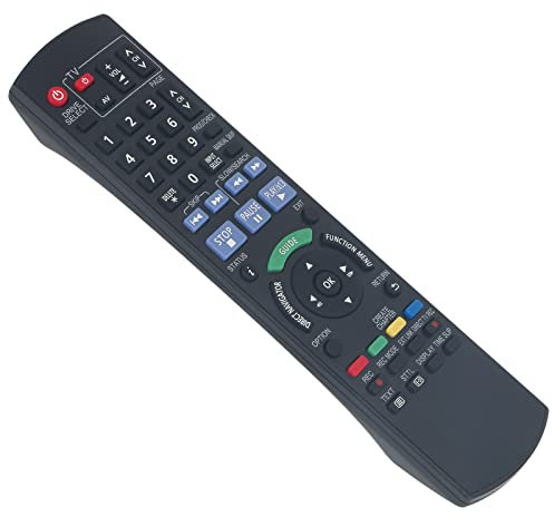 VINABTY N2QAYB000332 Remote Control Replace for PANASONIC TV N2QAYB000332 DMR-EX79 DMR-EX89 DMR-EX77 DMR-EX78 DMR-EX768 DMR-EX88 DMR-EX79/EX89/EX77/EX78/EX768/EX88 Remote Control