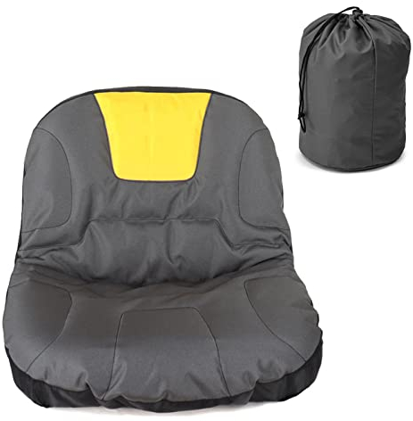 Universeller Traktor-Sitzbezug, Schonbezug Sitzbezug, Autositzbezug, Sitzkissen Für Aufsitzrasenmäher, Mit 2 Netztaschen Auf Der Rückseite, Wasserdichtes, Rutschfestes Und Atmungsaktives 600D Pad