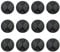 12 Pack Cable Clips, Jeowoqao Cord Organizer Holder Adhesive Cord Management Charger Wire Holder Clips for Desk, Home, Office, Car, Cubicle, Nightstand (Black)