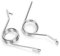 Brake Caliper Return Springs - Durable Iron Material - Direct Replacement - Parking Brake Spring