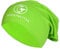SCHIETWETTER Leichte Beanie Mütze Möwe, Übergangsmütze, dünne Kopfbedeckung, Logo-Print, stretch, warm, einfarbig lime/white OS