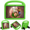 BARALARIQIU Bambini Custodia per Amazon Fire HD 8 2020/2022 Tablet Antigraffio Morbido in Gomma Cover Protezione Antiurto con Supporto Verde