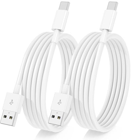 Car Carplay Cable for Apple iPhone 16/16 Pro/16 Pro Max/15/15 Pro Max/15 Plus, 2Pack USB to USB C Car Charger Cable 3ft for Carplay, for iPad Pro/Air 5/4,/Mini 6, iPad 10th Generation