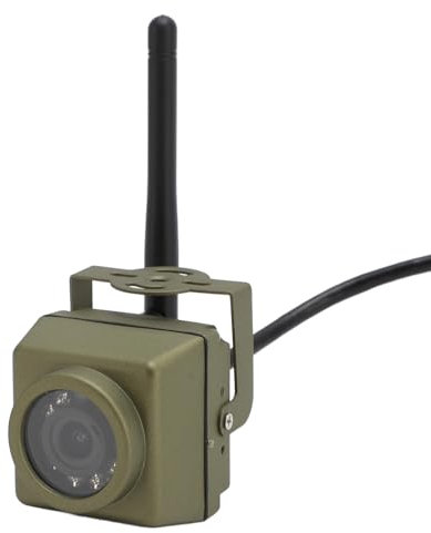 Goshyda Bird Box Camera, 5MP, Green, Metal, Bird, Wireless, Night Vision, Motion Detection, HD Resolution