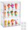 Clear Display Case for Figures with Magnetic Door, Acrylic Display Cases for Collectibles, 3Tiers Acrylic Storage Organizers Box, Desktop or Wall-Mounted Showcase for Collectibles Action Figure (1)
