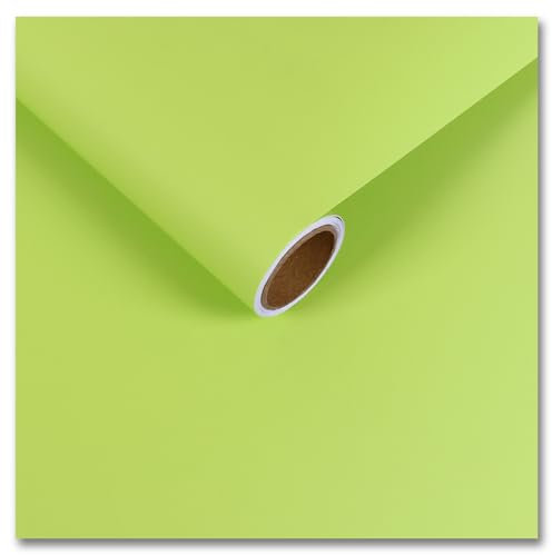 CRE8TIVE Papier Peint Autocollant Vert Vinyle Adhesif Mat Vert Vif Impermeable Papier Adhesif pour Meuble Cuisine Papier Peint Salle de Bain Chambre Moderne Armoire Salon Plan de Travail 30cm x 200cm