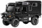 SYYANFEI Auto Modell 1/28 Für UNIMOG U4000 Wohnmobil Legierung Geländewagen Modell Druckguss Fahrzeuge Auto Modell Simulation Jungen Mädchen Geschen(Schwarz)