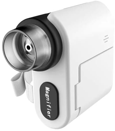 VENEKA Children's Handheld Microscope, Pocket Microscope Camera Binocular Toy, for School and Family Outdoor Travel Education