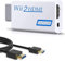 ZISONIX Adaptateur Wii vers HDMI, Câble de 1,5m, Résolution 1080/720, Sortie Audio 3,5mm, Plug and Play pour TV Modernes (Blanc)
