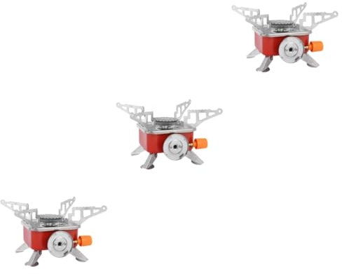 Hemobllo 3 Piezas Camping Plegable de Cocina Portátil para Bbq y Actividades