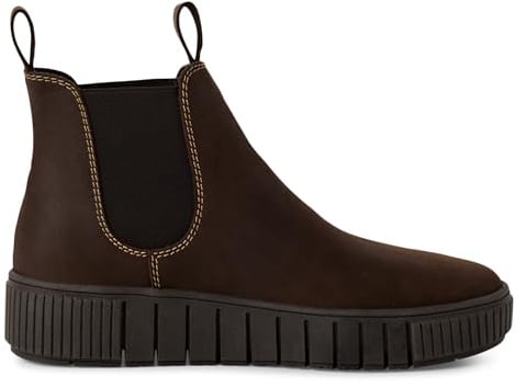 Womens Leather Classic Slip On Chelsea Ankle Boots
