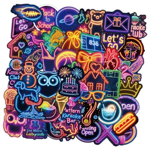 50 Sheets Funny Sticker Graffiti Sticker Scrapbook Retro Luggage Decorative Funny Laptop Decorative Graffiti