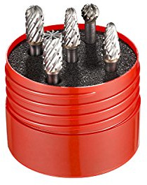 Dormer Rotary Burr Set, Set of 5