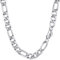 PROSTEEL 71cm Lange Figarokette Edelstahl Herren Klassische Halskette 10mm breit Gliederkette 3+1 Glieder Link Kette für Biker Rocker Hip Hop Modechmuck