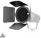 NiceFoto Fresnel Lens Fresnel Mount with Honeycomb Grids Barn Doors for Bowens Mount LED Video Light for Aputure Light Storm 300D II 120D II Mark 2 COB 120T 120D 120D ii LS C120 Series, HA-3300B