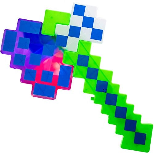 The Glowhouse LED-Beleuchtung Diamant-Pixelaxt