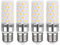 Akynite E27 LED Corn Light Bulb 12W Warm White 3000K, 1450LM, 360° Beam Angle, 230V, Equivalent to 100W E27 Halogen Bulbs, Edison Screw ES LED Corn Lamp, Not Dimmable, Pack of 4