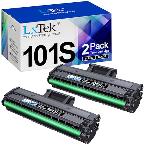 LxTek MLT-D101S Tonerkartusche Kompatibel für Samsung MLT-D101S D101S für Samsung ML-2165W ML-2165 ML-2160 SF-760P SCX-3405W SCX-3405 SCX-3400 SCX-3405FW SCX-3405F ML-2168 SF-760 (Schwarz, 2er-Pack)