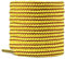 Knixmax Round Shoe Laces 5mm Wide Boot Laces Replacement Bootlaces for Walking Boots, Work Boots, Hiking Shoes Yellow-Brown 90cm