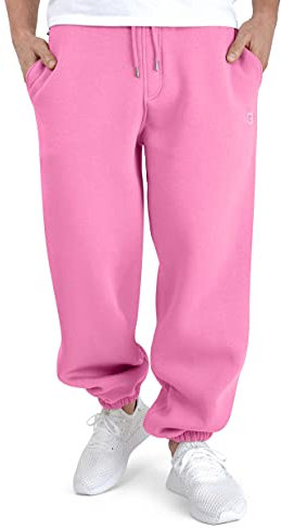 BACKSPIN Sportswear Jogginghose Herren & Damen Rosa I Warme Unisex Jogging-Hose weit geschnitten mit 70% Baumwolle I Sweatpants kuschelig Freizeithose