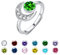 Mai Geburtsstein Ringe für Frauen 925 Sterling Silber Mond Ringe Geburtstagsstein Ringe Verstellbarer Offener Ring Jahrestag Geburtstag Schmuck Geschenk für Frau Mutter Tochter Freundin
