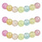 MJDCB 6mm 60 pièces Perle Cristal Coloré Craquelé Ronde en Vrac Perles de verre pour Fabrication de Bijoux de Bracelets et de Colliers