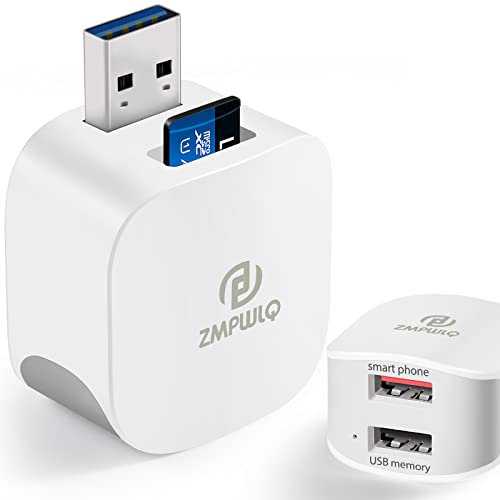 PL ZMPWLQ Auto Photo Backup Adapter with 512GB MicroSD Card, Auto Backup while Charging, iPhone-Photo-Stick USB-Photo-Backup-Cube Phone-Photo-Storage-Device Photo-Backup-Drive-for-iPhone/iPad/Android