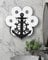 Porte-Papier Toilette Mural Motif Ancre Nautique, Noir Mat pour 8 Rouleaux supplémentaires, Accessoires de Salle de Bain décoratifs sur Le thème de la Plage Gardlister