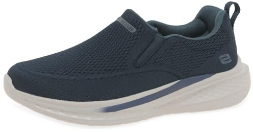 Skechers Herren Slade Royce, Navy Knitted Mesh, 45.5 EU