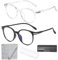 DALAETUS 6 Stück Blaulichtfilter Brille Set, Lesebrille mit Brillenetui, Brillenreinigungstüchern, Blaues Licht Blockieren Computerbrille, Blaulichtbrille für Frauen, Männer, Computerspielenfan