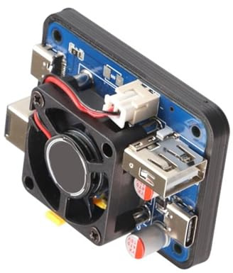 NYCEMAKEUP Für RPi 5 Power Module 5V5A 27W PD Induktion USB Zwei Eingänge Breite Spannung Zwei Ausgänge Power Module