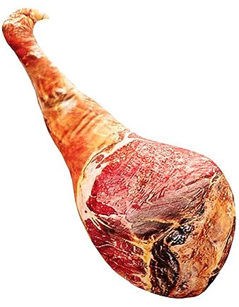 PRETYZOOM 1stück Lustiges Ham Food Kissen Kreatives Bacon Dekokissen Für Sofa Bett Oder Büro Perfektes Für Freunde Und Familie