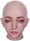LCUPPON Maschera in silicone realistica con trucco per Halloween Cosplay Crossdresser (Beige)