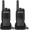Retevis RT668H Walkie Talkie, Radio Bidirezionale PMR446, Display Active View, Robusto Walkie-Talkie Ricaricabile 1200mAh Tipo C, Ricetrasmittenti Professionali per Viaggi, Ciclismo (2 Pezzi, Nero)
