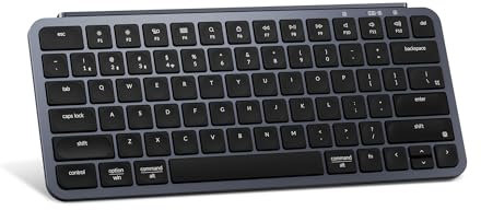Keychron B1 Pro - Tastiera wireless ZMK/Launcher con connessione wireless Bluetooth 2,4 GHz/cablata per Mac Windows Linux - Grigio
