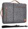 Borsa a tracolla for laptop for notebook da 10, 13, 14, 15,6, 17 pollici con tasche multiple Borsa Per Laptop(GRAY,10-inch)