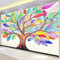 Éléments De Graffitis 3D Papier Peint Intissé Panoramique 300x210cm, Arbre De Vie Peint À La Main Par L'Art Du Graffiti Grandes Murales Poster pour Salon, Adulte Chambre d'enfants, Étude Décoration