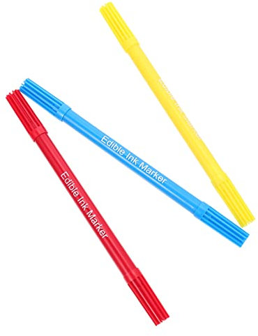 WATIIFUFU Backfärbewerkzeug 3er-Pack Stifte Cookie-dekorationsmarker Breite Dünne Spitzen Nicht Leicht Zu Verwenden