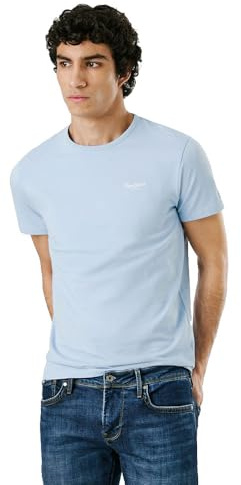 Pepe Jeans Herren T-Shirt, Blau (Soho Blue), S