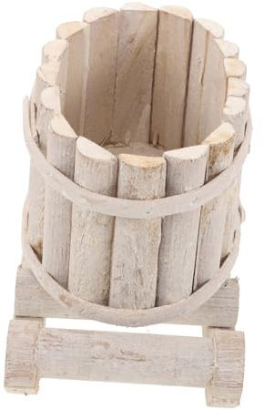 COLLBATH Weihnachtsschlitten-pflanzgefäß Aus Holz Winterliche Outdoor-Dekoration Blumentopf Für Garten Und Veranda