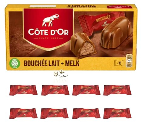 Cote Dor Milk Chocolate Bouchees Gift Pack 8X25G (1 Pack)