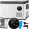 KESSER® Compressore frigorifero 2 in 1 doppia zona di raffreddamento e congelatore da 31 litri, congelatore elettrico con 2 batterie di raffreddamento e funzionamento touch LED, frigorifero fino a -20