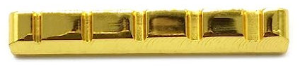 Electric Guitar Bass Pre-Slotted Nut 5-String Bass Guitar Top Nut Saddle Pre-Slotted Replacement