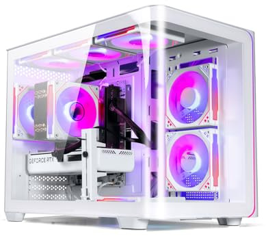 suevery Prebuilt Gaming PC White