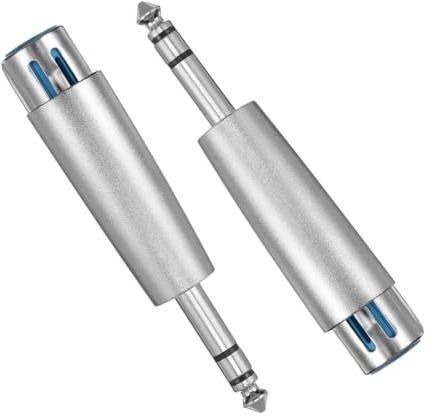 SEWACC 2pièces Adaptateur XLR Femelle Broches pour Jack Convertisseur Audio TRS vers XLR Connecteur pour Systèmes Audio