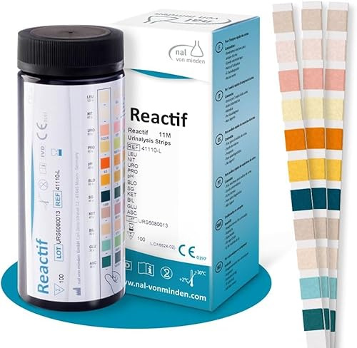 Reactif Strisce Urine 11 Parametri, 100 Pezzi, Test Cistite