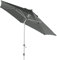 Doppler EXPERT Auto Tilt 280 – Knickbarer Sonnenschirm für Balkon oder Terrasse – Regenabweisend – ca. 280 cm – Anthrazit
