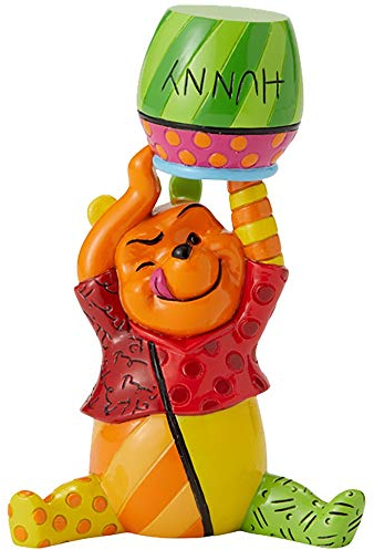 Disney Britto, Figura de Winnie the Pooh con tarro de miel, Enesco