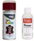 TRG Lederfarbspray 150ml Lederfarbe + Primer & Lederreiniger 100ml für Glattleder | Spray für Schuhe, Kunstleder & Stoffe, starke Deckkraft, viele Farben inkl. Metallic (bordeaux 336/34)